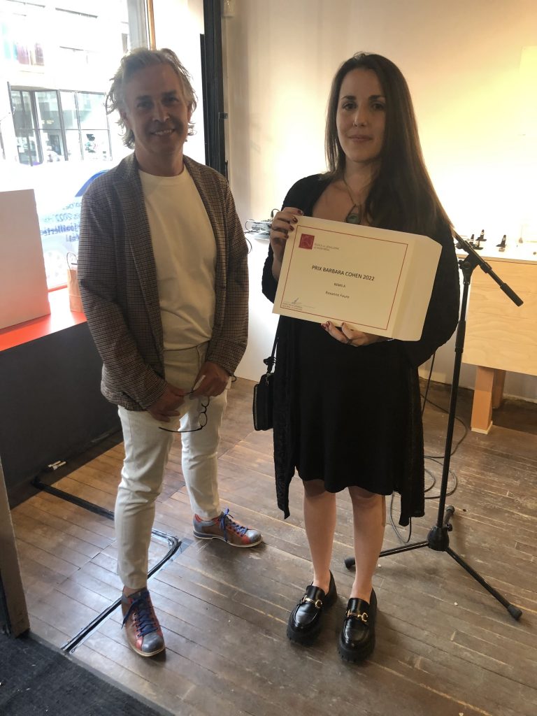 Roxanne Faure lors du gala 2022 de l’École de joaillerie de Montréal